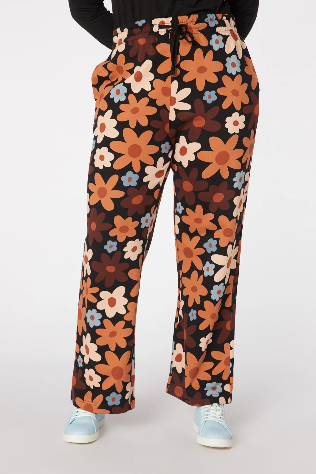60s Daisy Floral Stra Leg Pan - Image 6