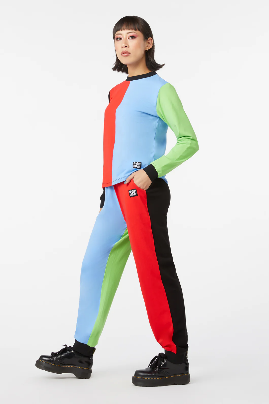 80S Colour Block Top - Image 3