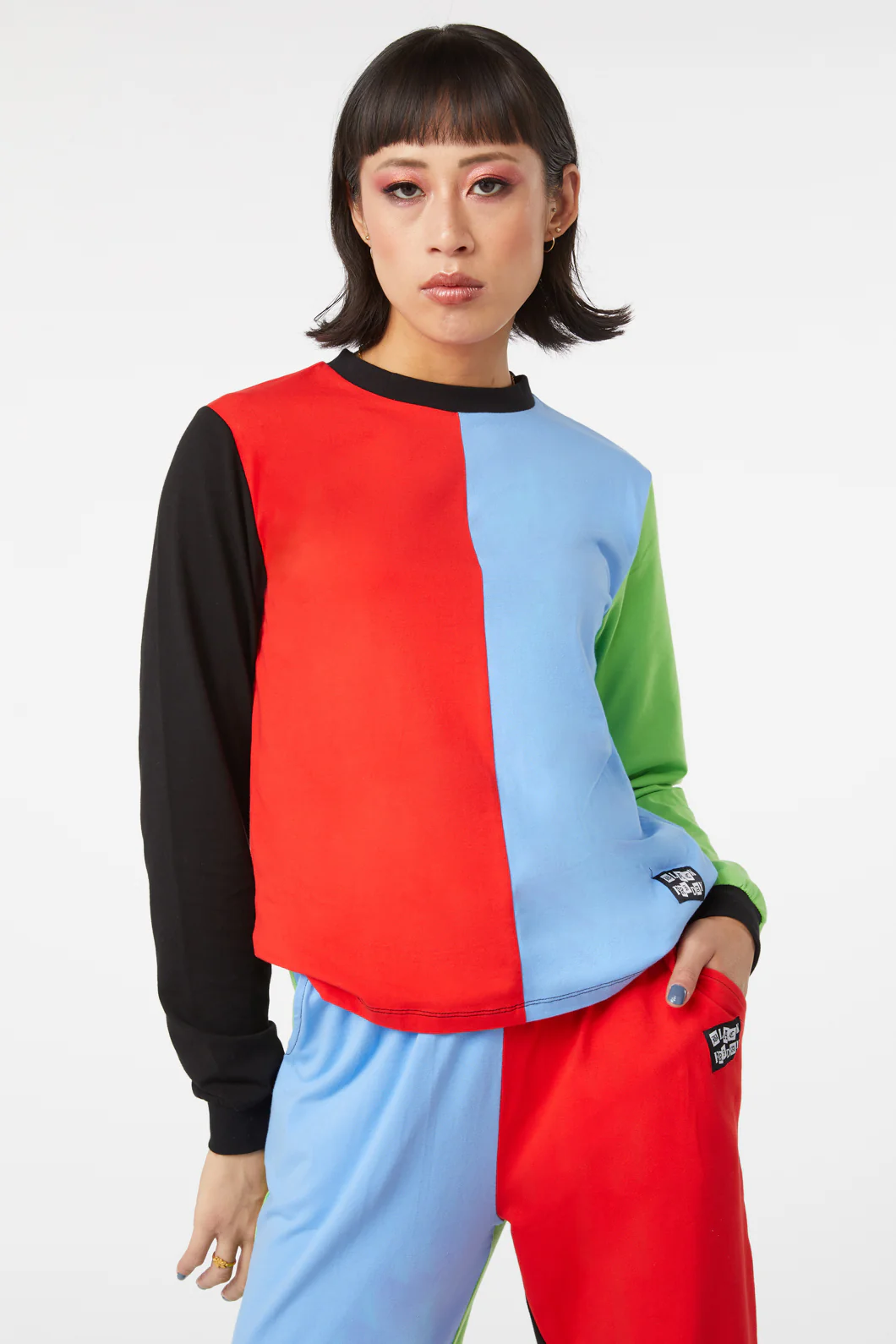 80S Colour Block Top - Image 5