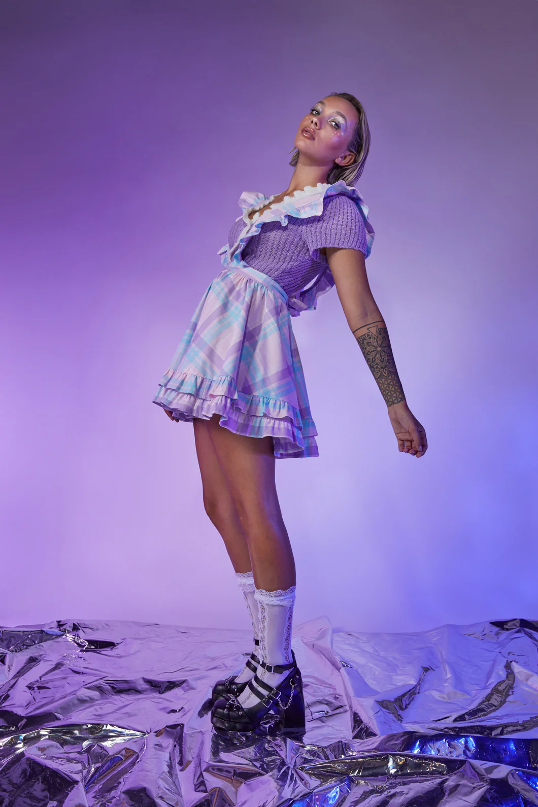 Abyss Tartan Mini Pini - Image 3