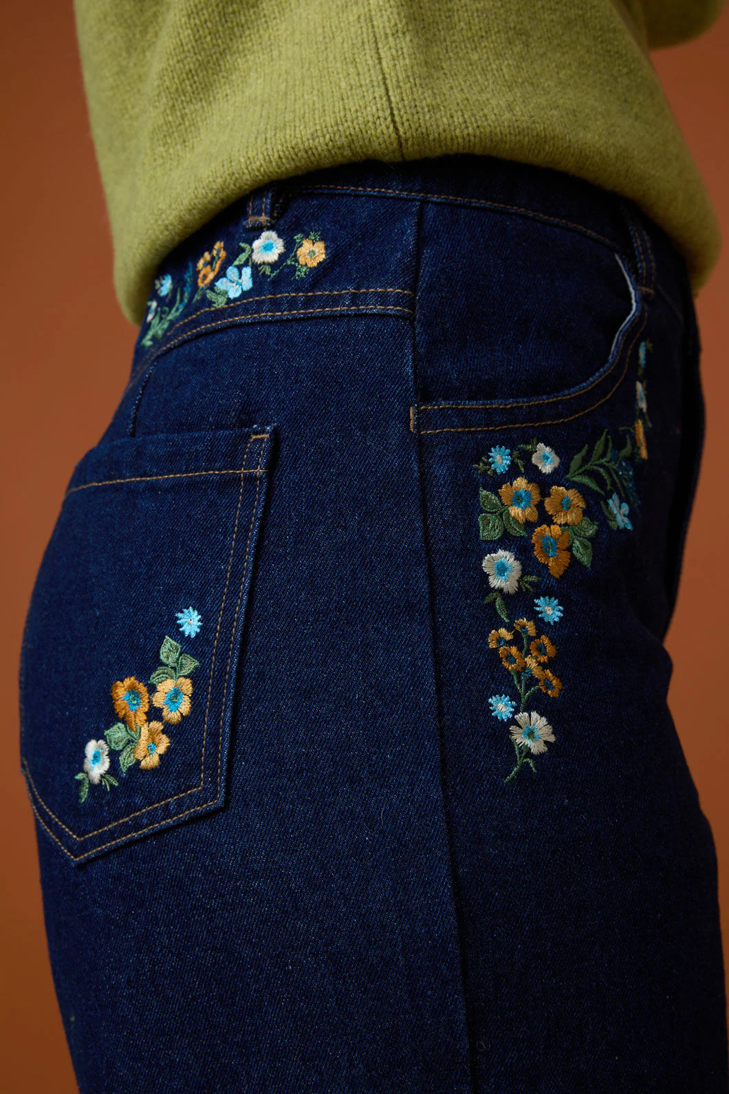 Ada Embroidered Jean - Image 7