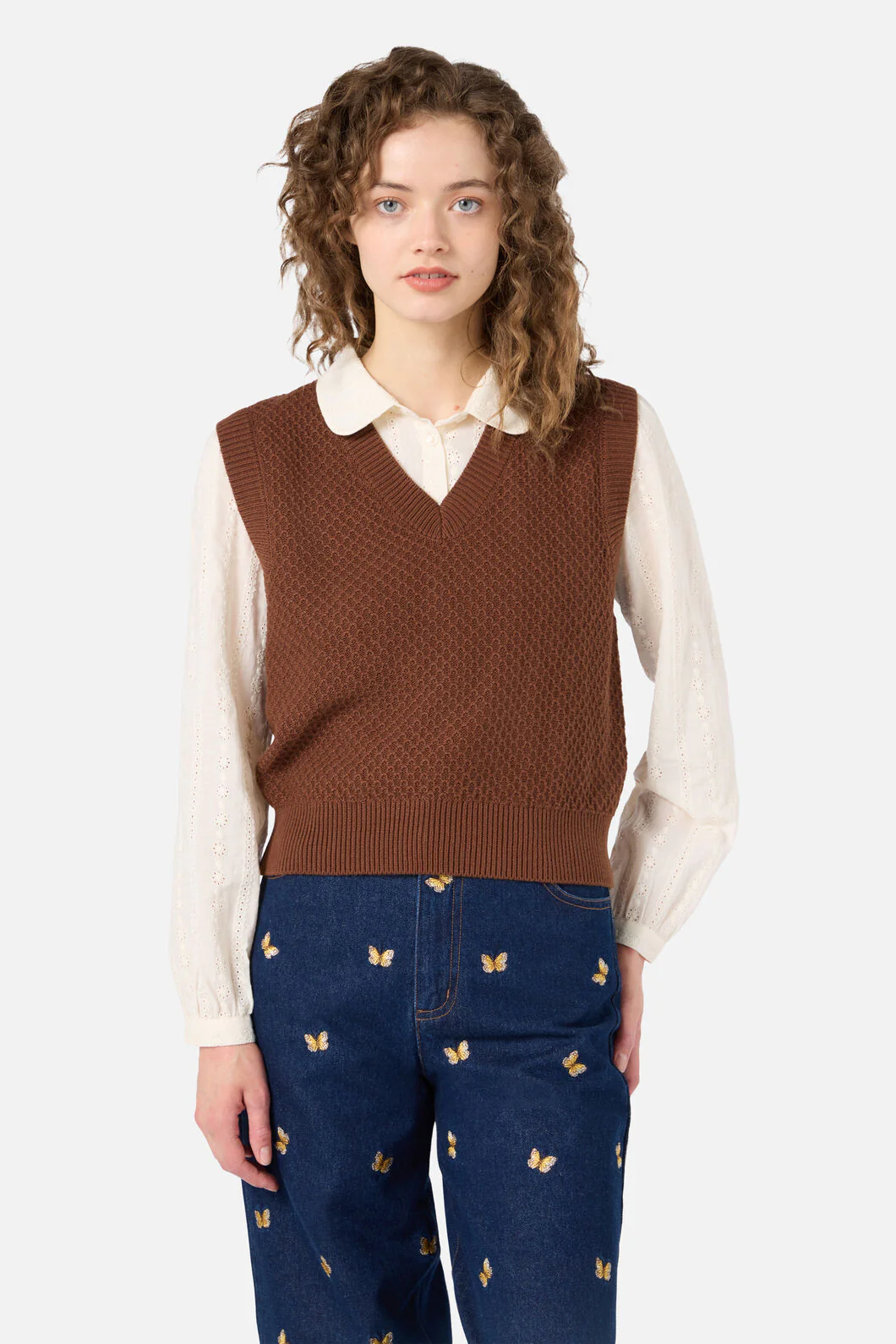 Addison Textured Knit Vest - Image 10