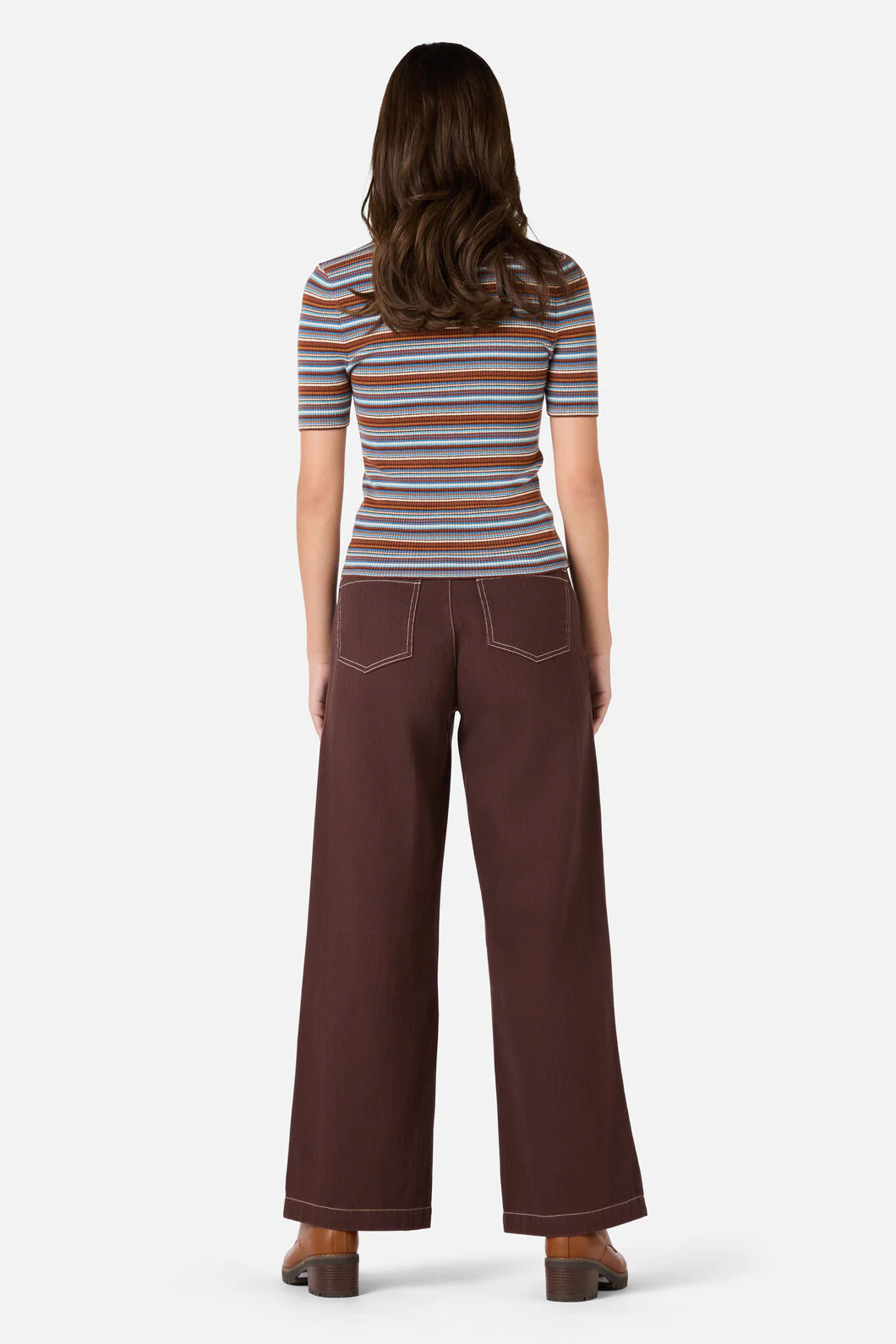 Adelaide Stripe Rib Knit Top - Image 5