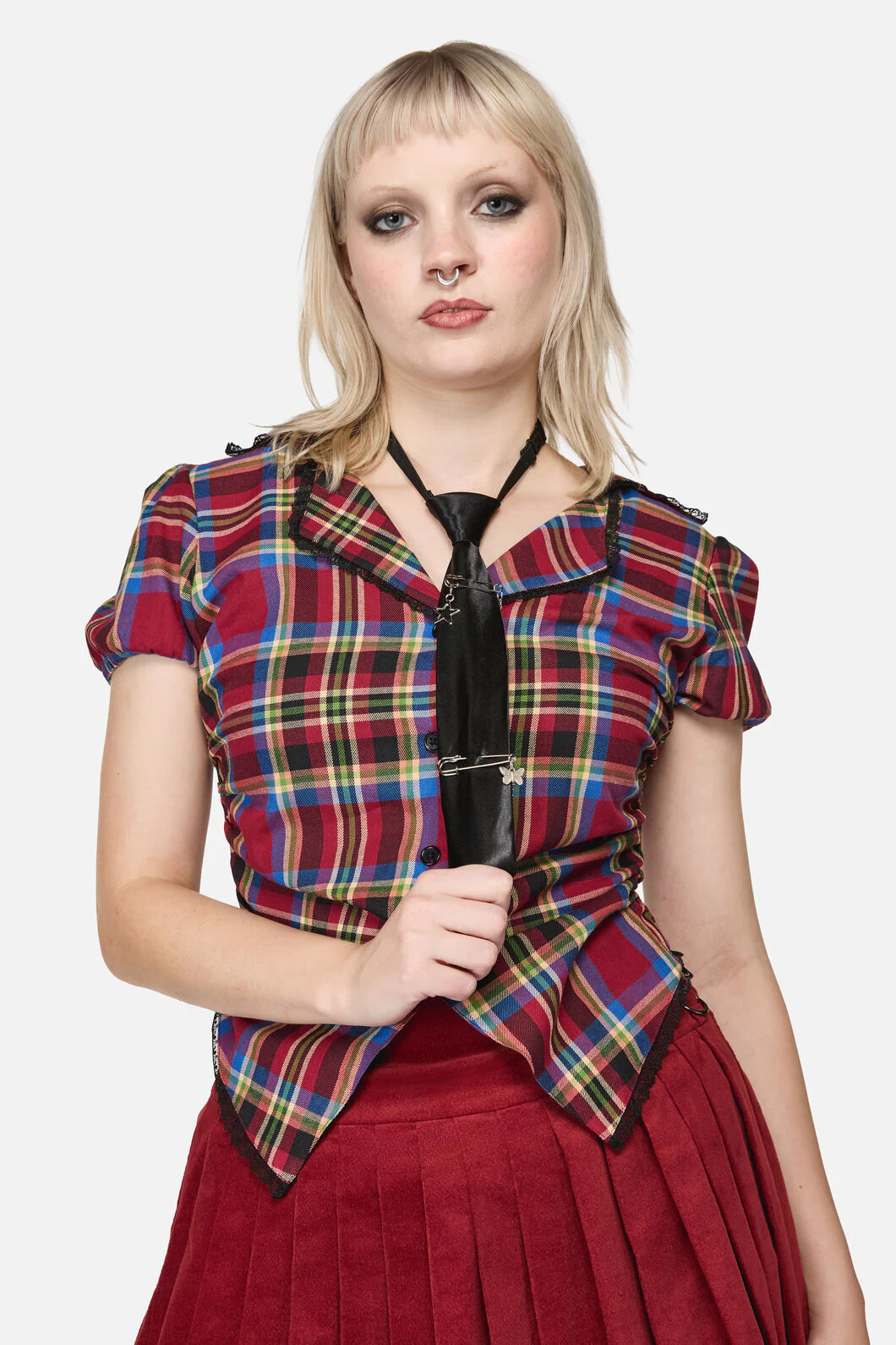 Adjustable Neck Tie With Charm - Image 2