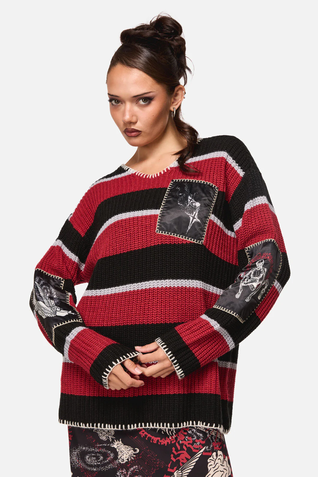 Afterlife Goth Oversized Knit - Image 2