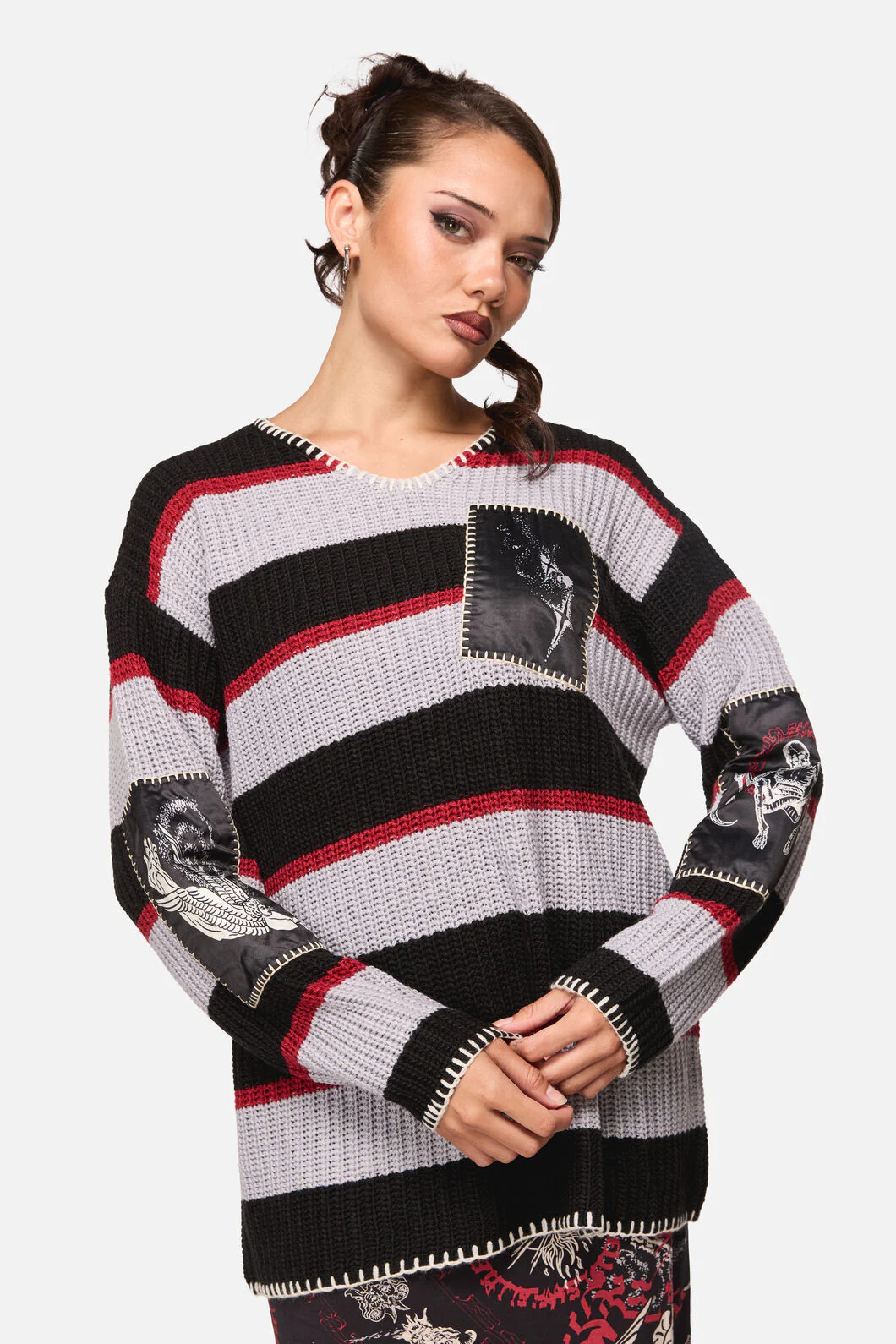 Afterlife Goth Oversized Knit - Image 7