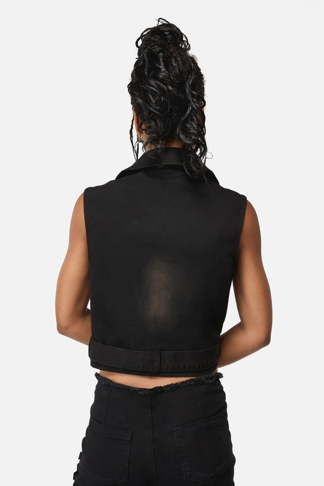Afterlife Goth Trim Vest - Image 3