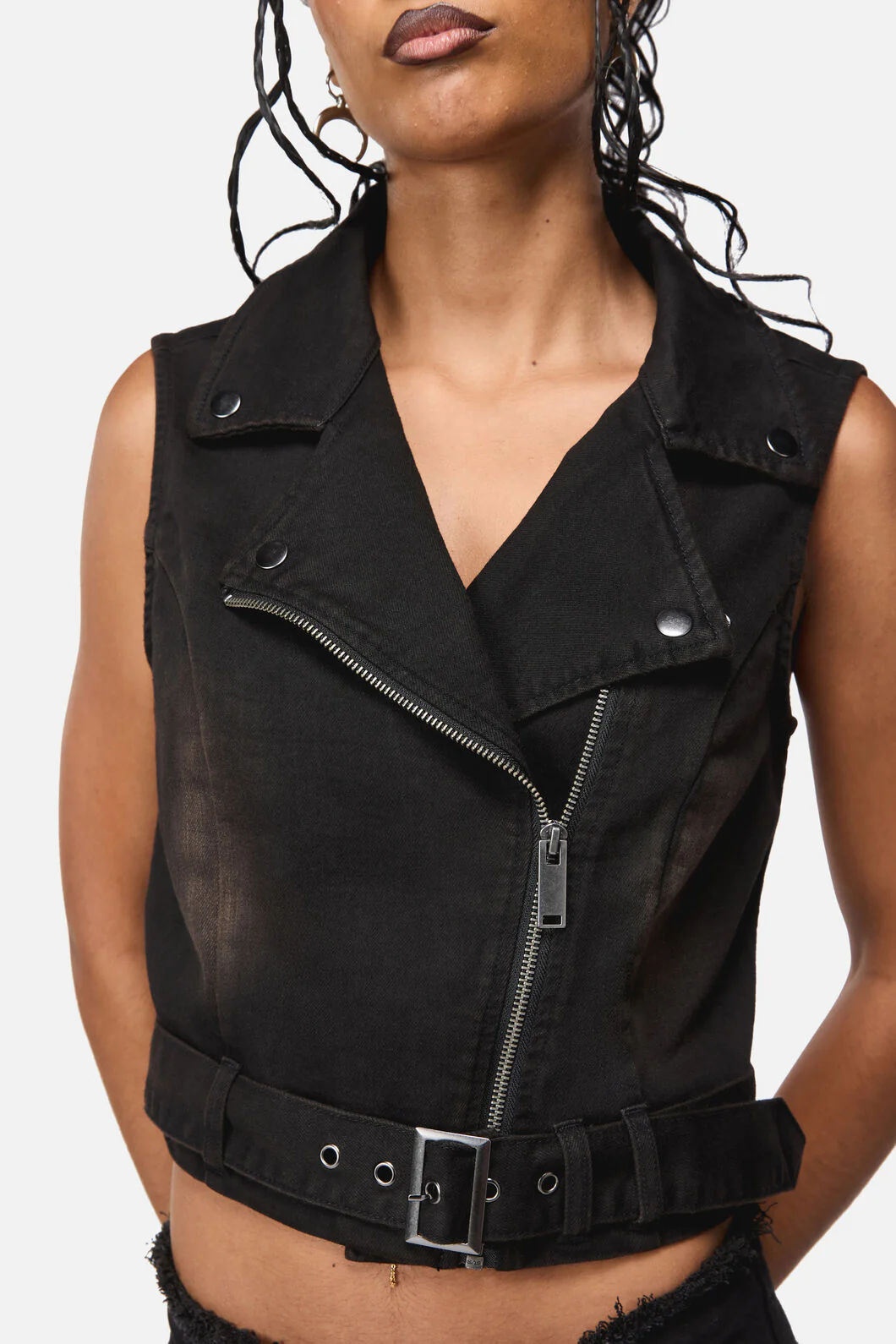 Afterlife Goth Trim Vest - Image 5