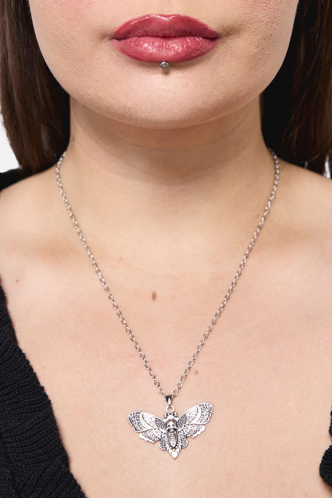 All Hallows Eve Moth Necklace - Image 2