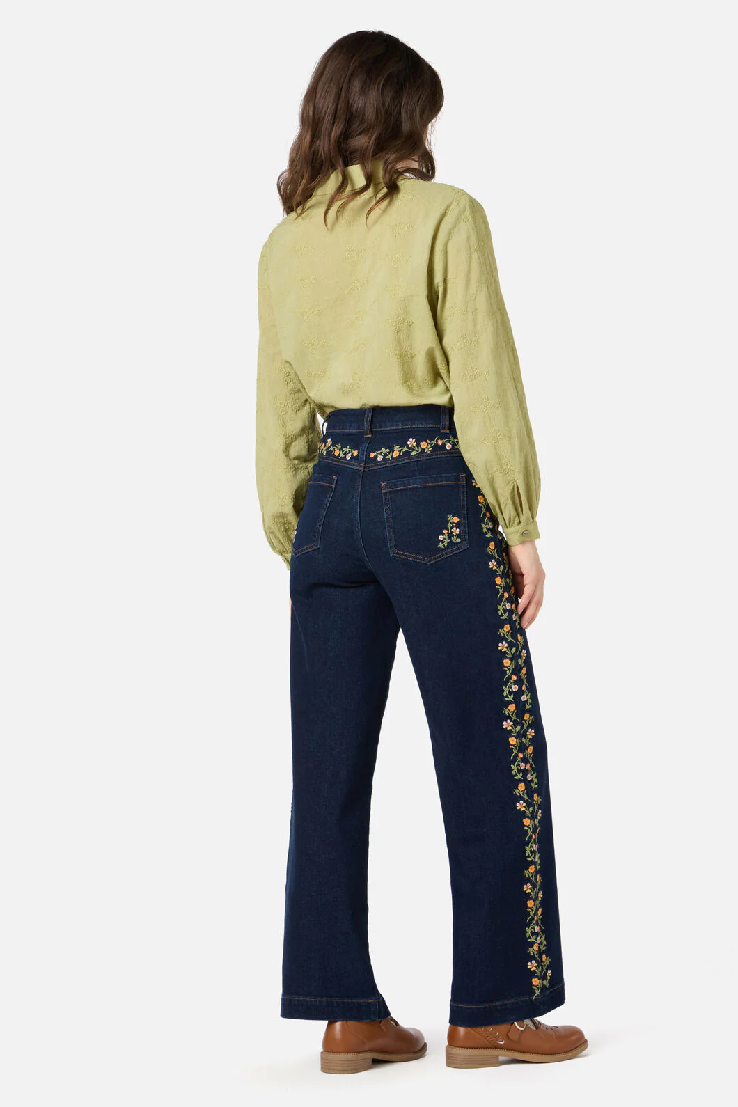 Alyssa Embroidered Jeans - Image 4
