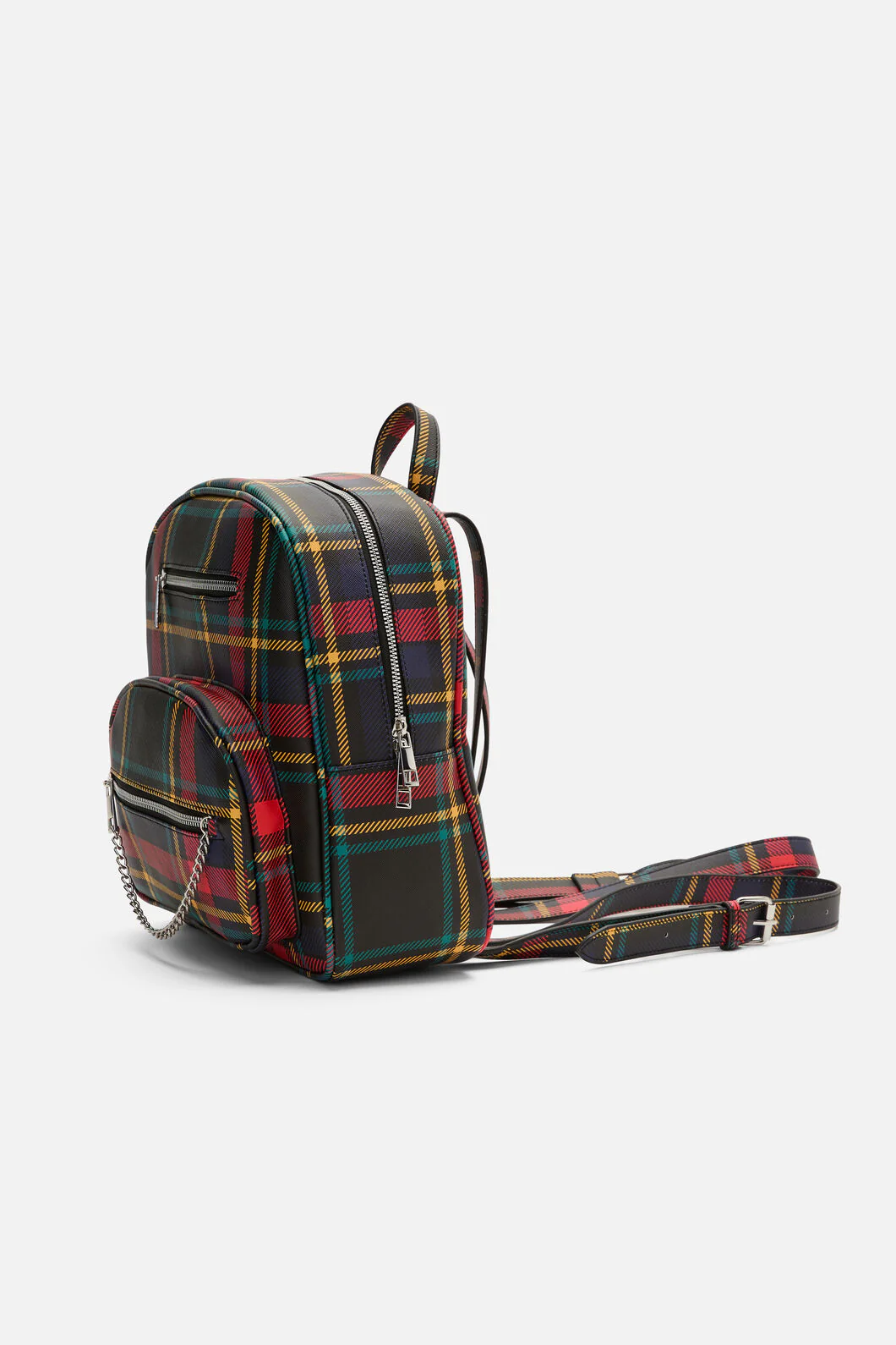 Anarchic Tartan Chain Backpack - Image 2