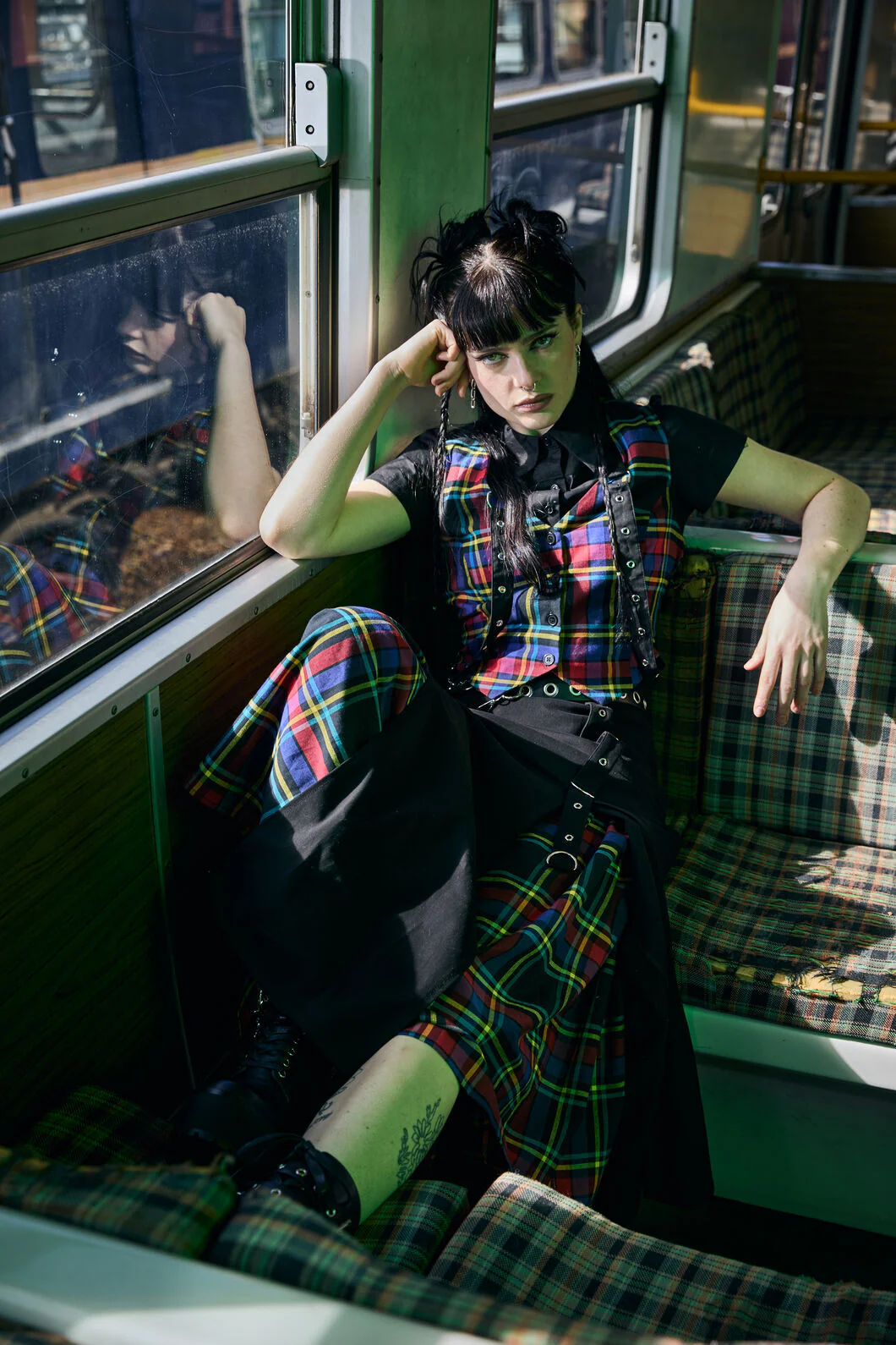 Anarchic Tartan Vest - Image 3