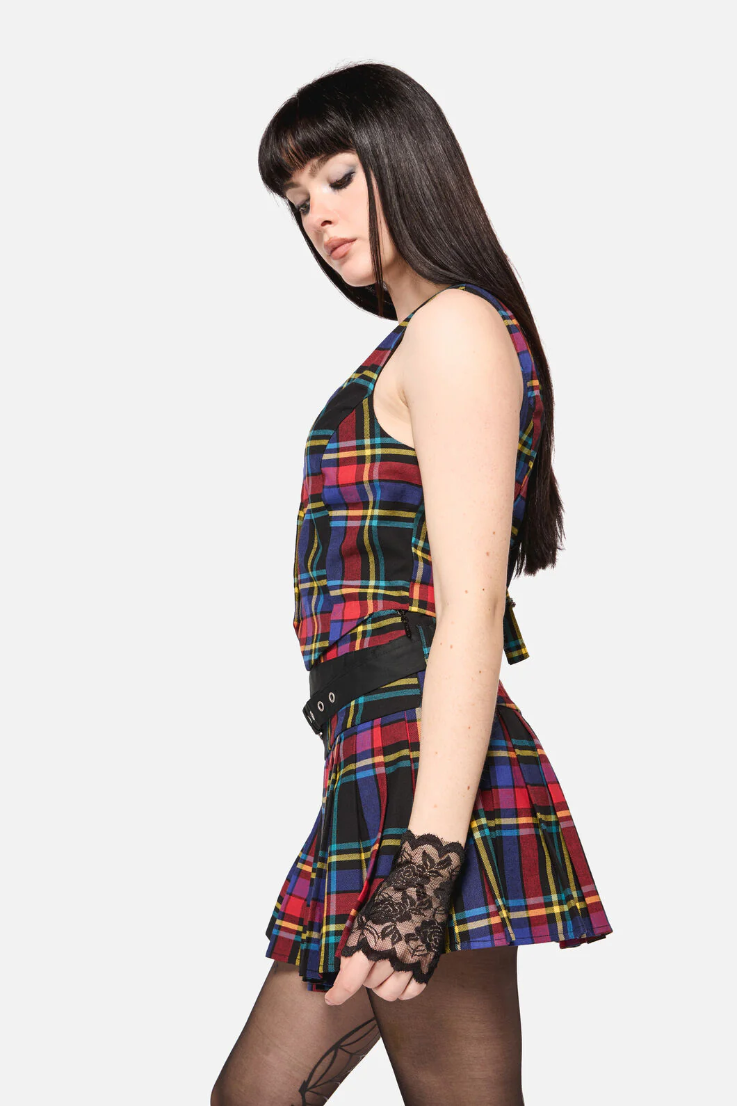 Anarchic Tartan Vest - Image 4