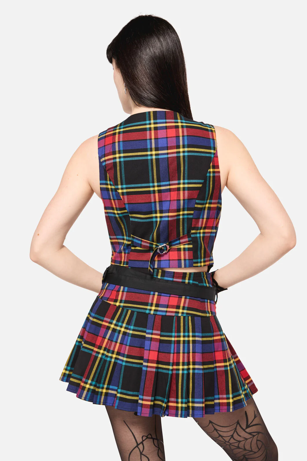Anarchic Tartan Vest - Image 5