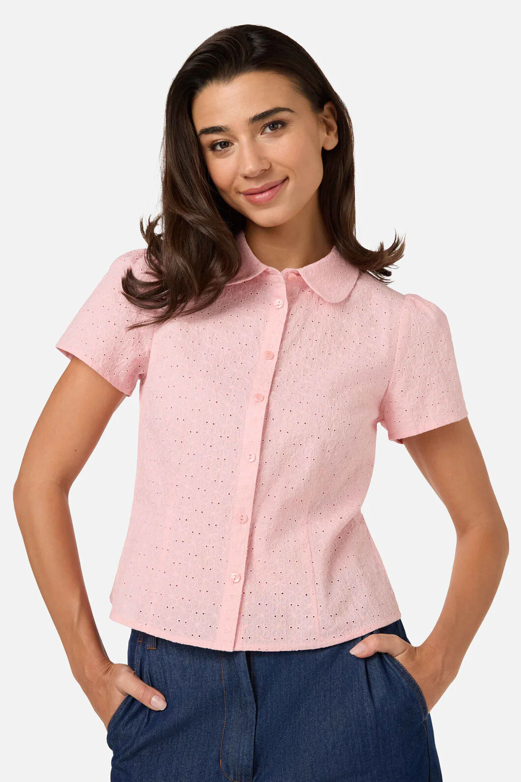 Anastasia Broderie Blouse