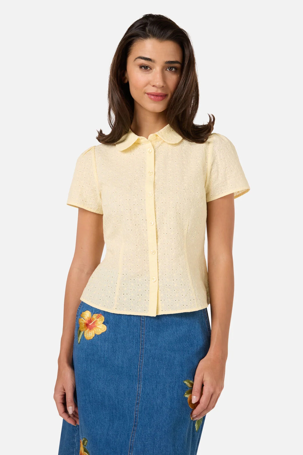 Anastasia Broderie Blouse - Image 11