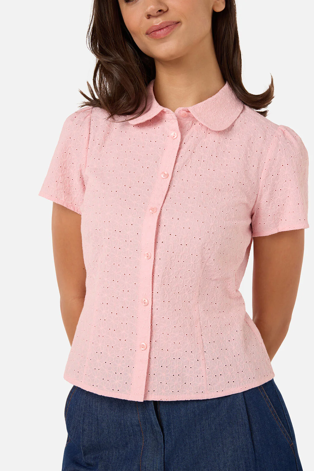Anastasia Broderie Blouse - Image 5