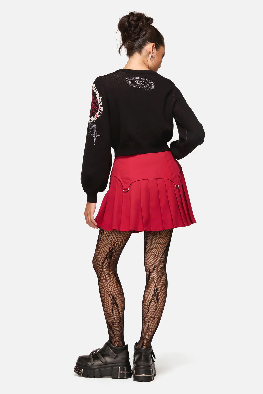 Angelic Goth Mini Skort - Image 9