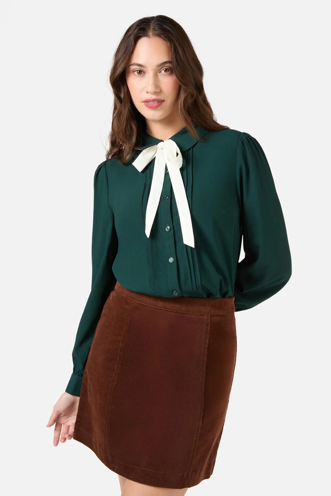 Annie Long Sleeve Bow Blouse - Image 2