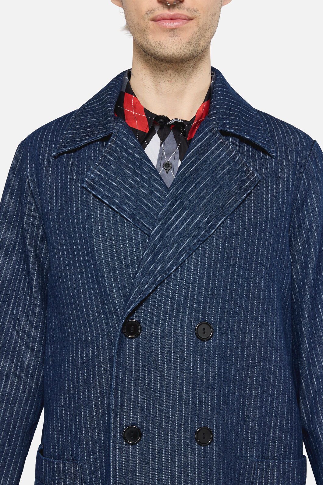 Anon Pin Stripe Coat - Image 5