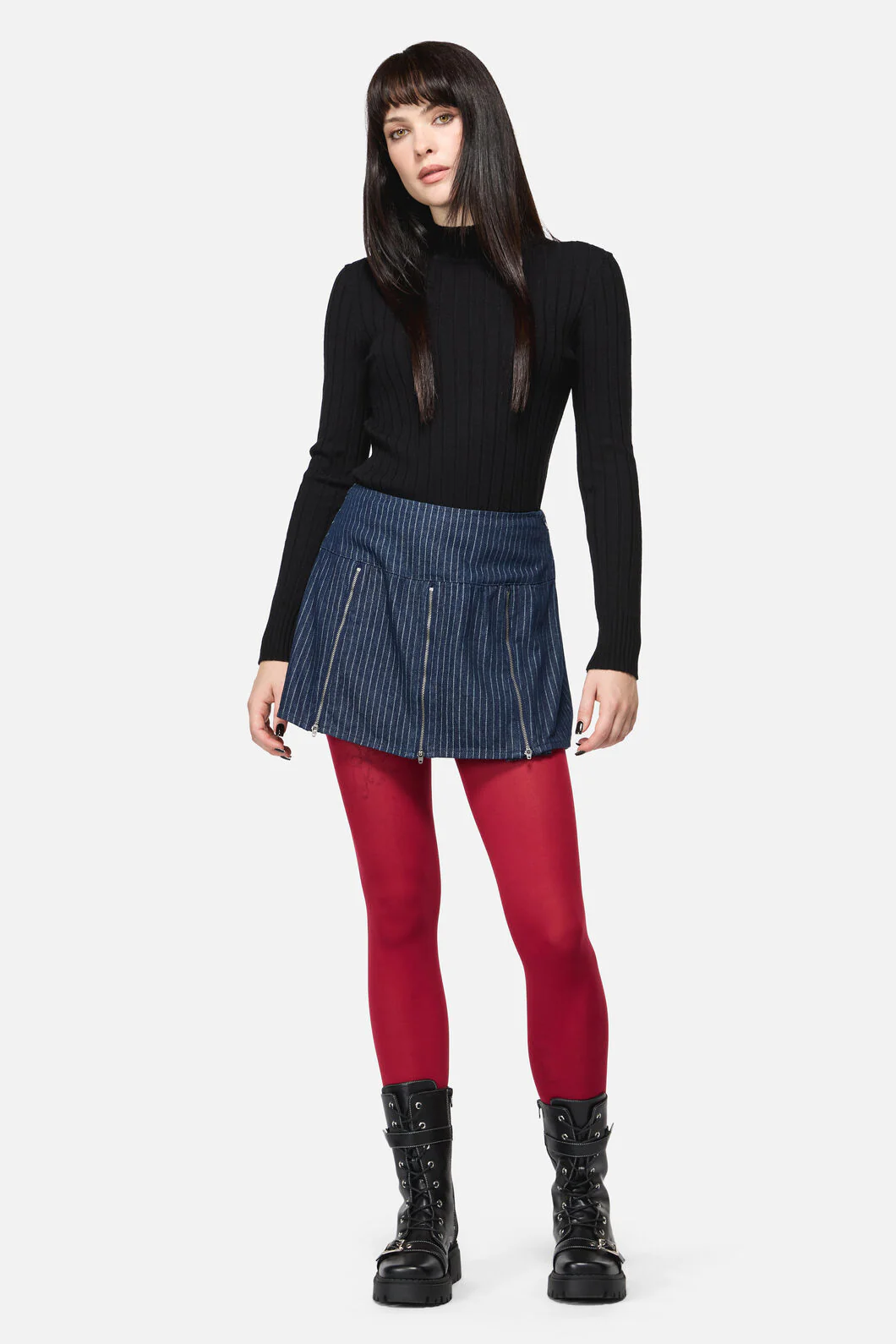 Anon Pin Stripe Skort - Image 4
