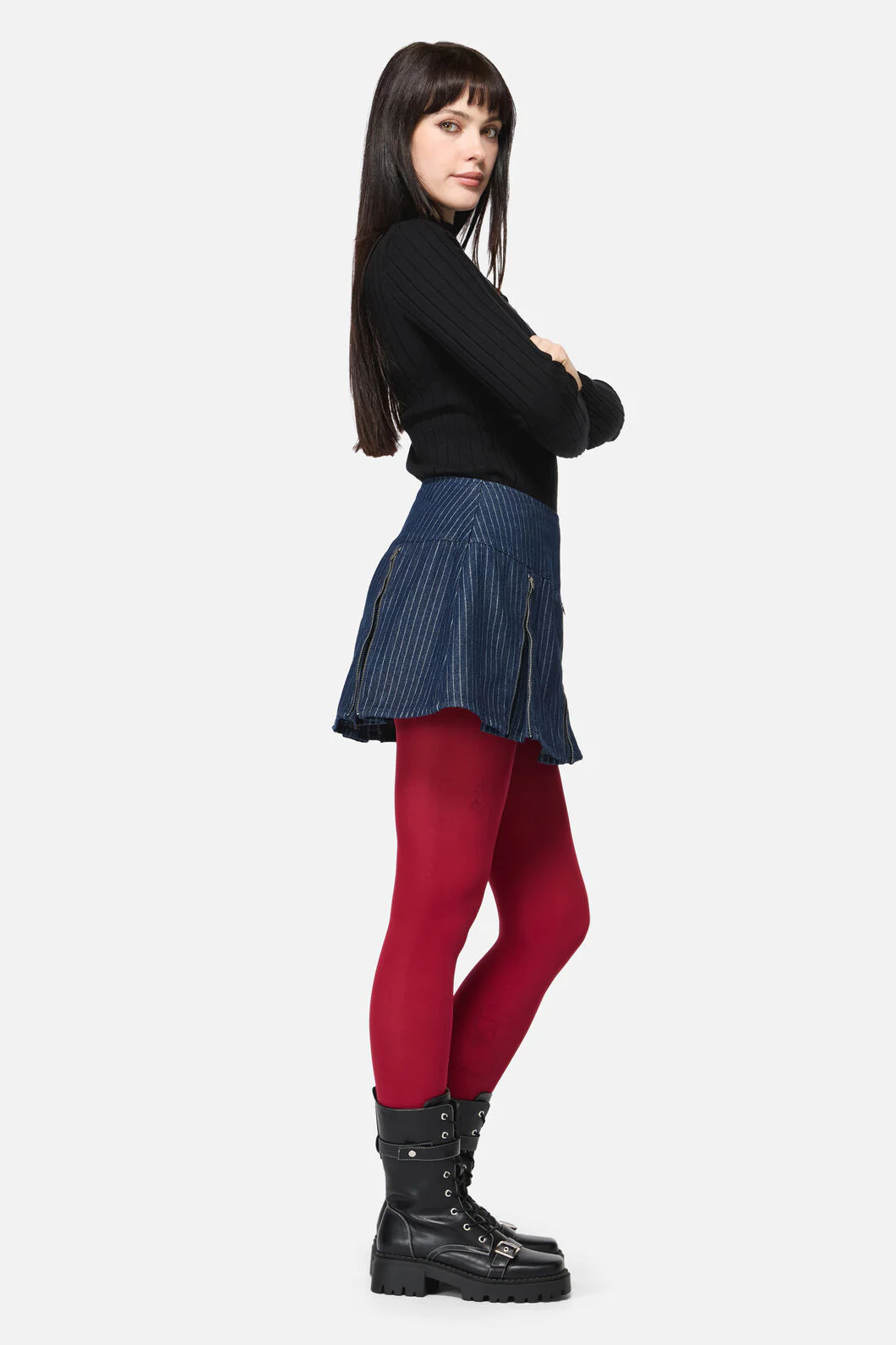 Anon Pin Stripe Skort - Image 5