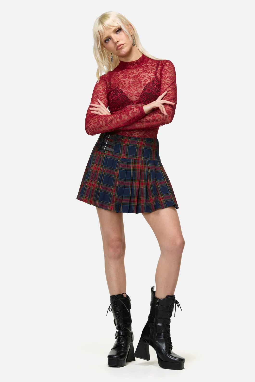 Antler Goth Mini Skirt