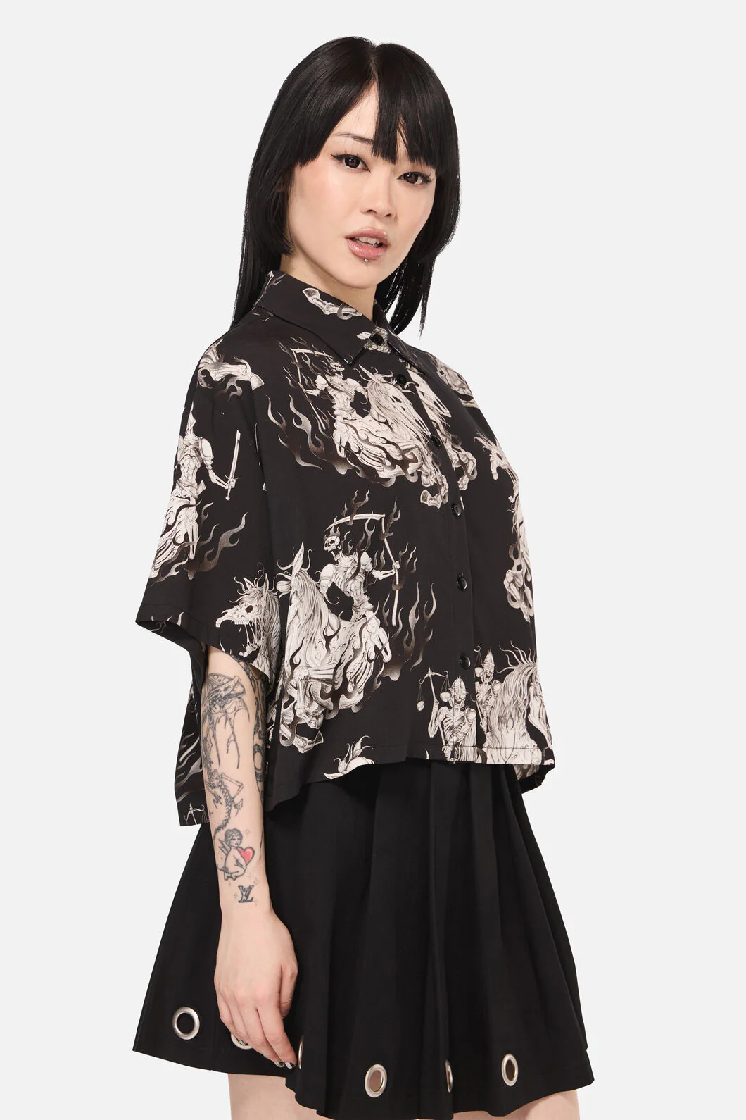 Apocalypse Goth Boxy Blouse - Image 2
