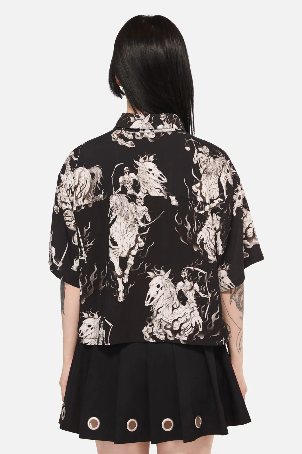 Apocalypse Goth Boxy Blouse - Image 3