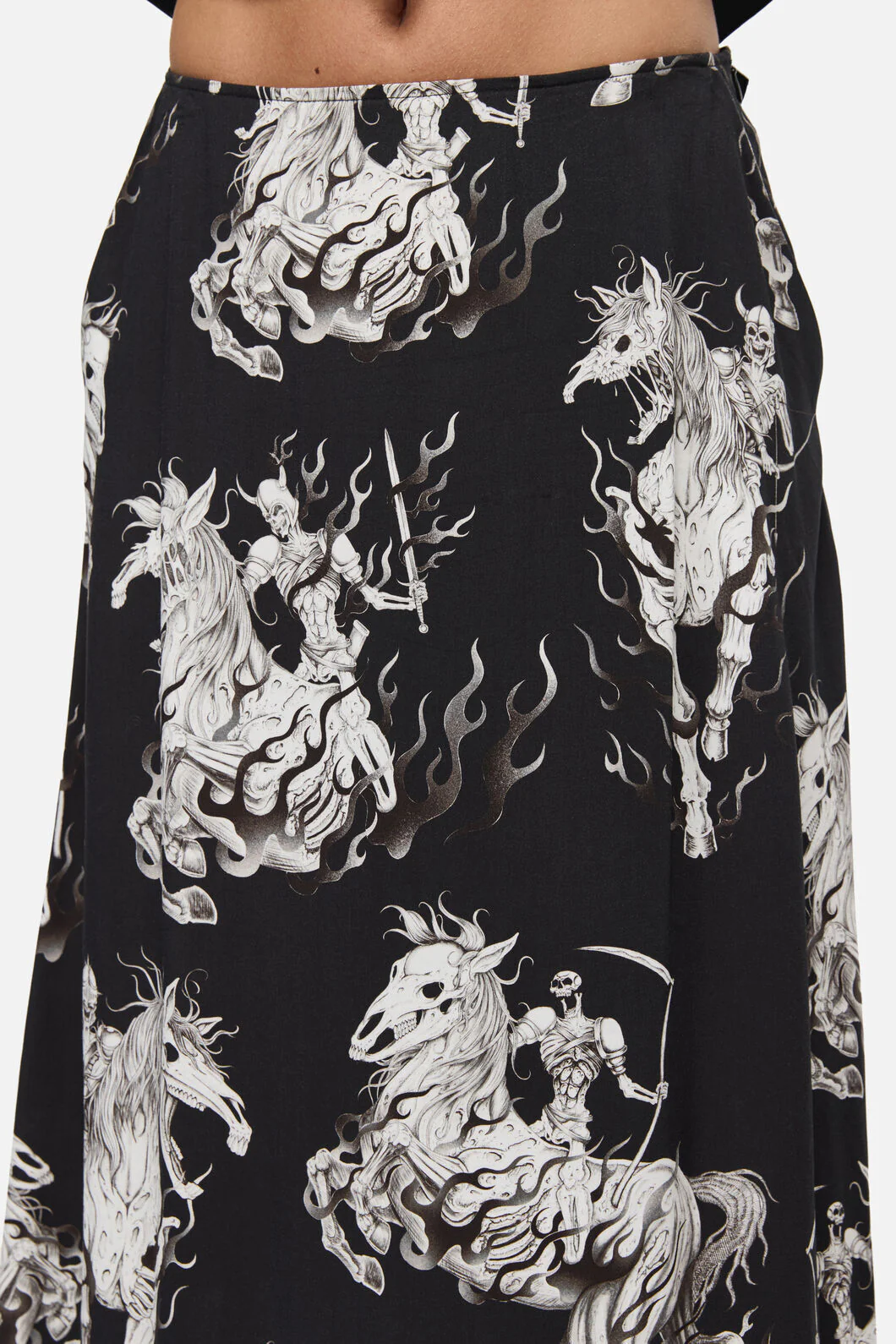 Apocalypse Goth Midi Skirt - Image 6