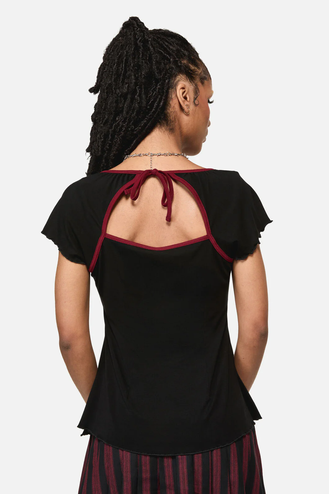 Apothecarius Cut Out Goth Top - Image 3