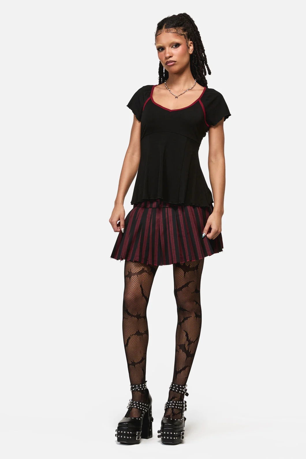 Apothecarius Cut Out Goth Top - Image 4