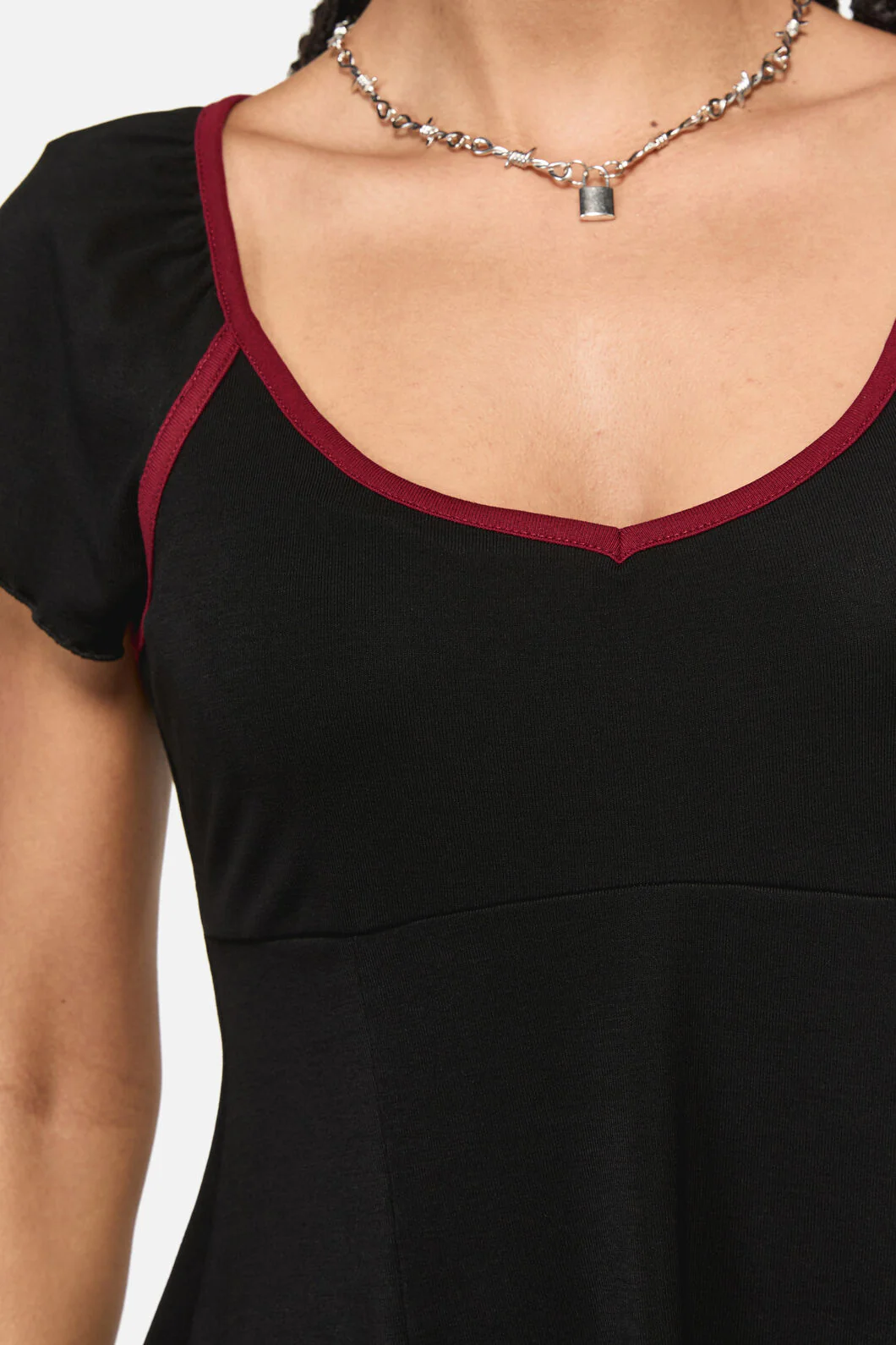 Apothecarius Cut Out Goth Top - Image 5