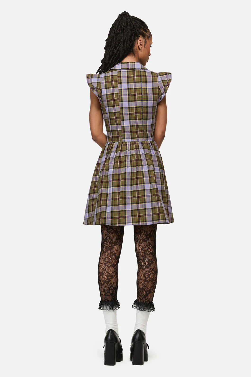 Apothecarius Goth Tartan Dress - Image 4