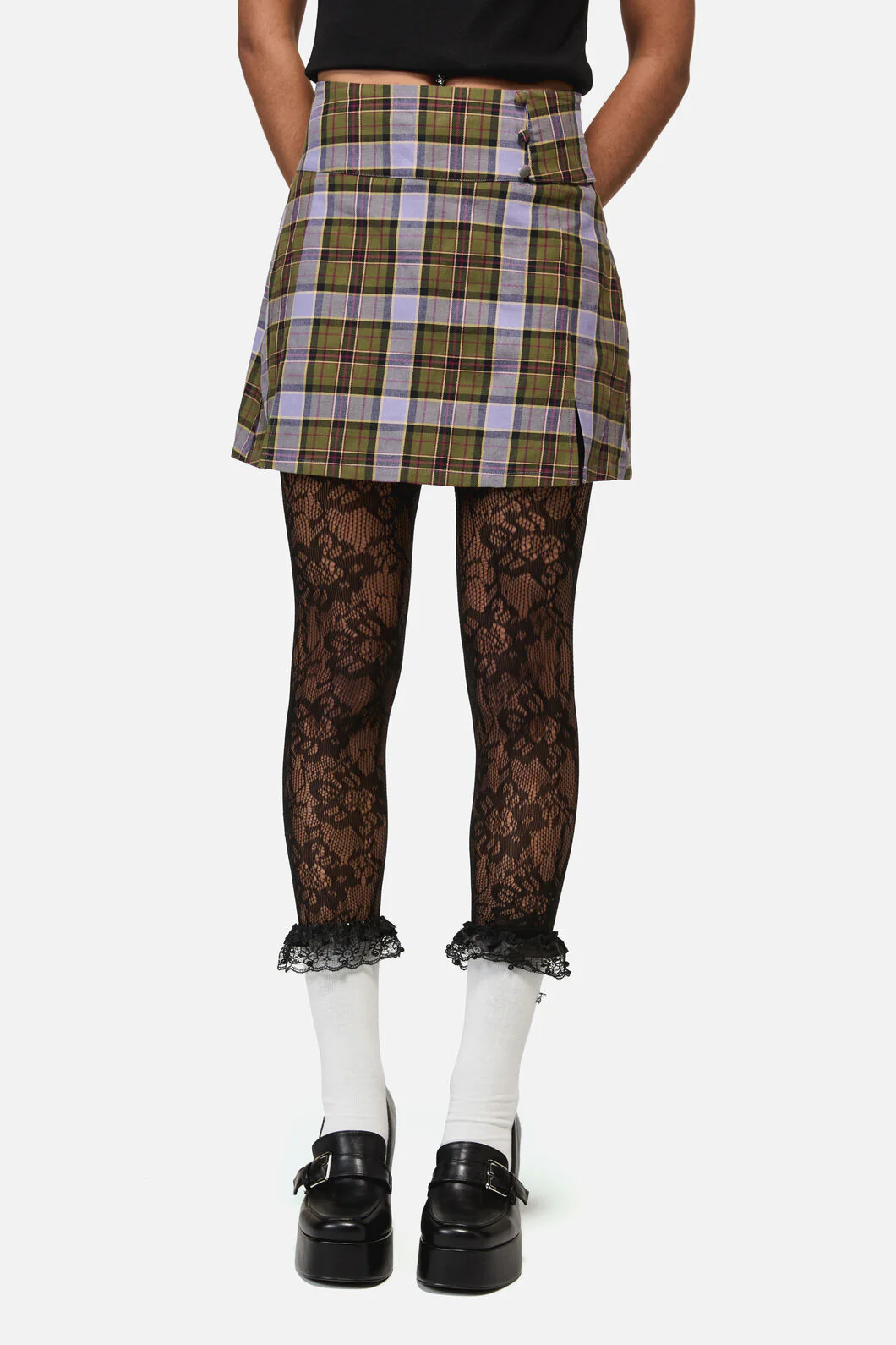 Apothecarius Tartan Goth Skort - Image 2