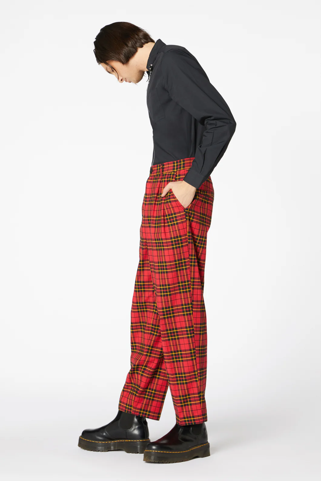 Arcana Tartan Pleat Pant - Image 3