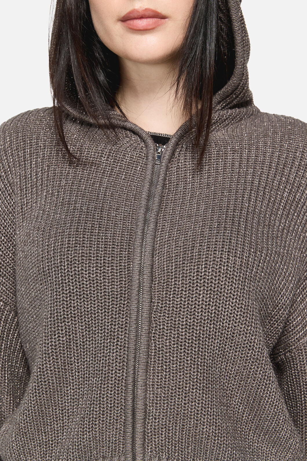 Armoured Goth Zip Cardigan - Image 4