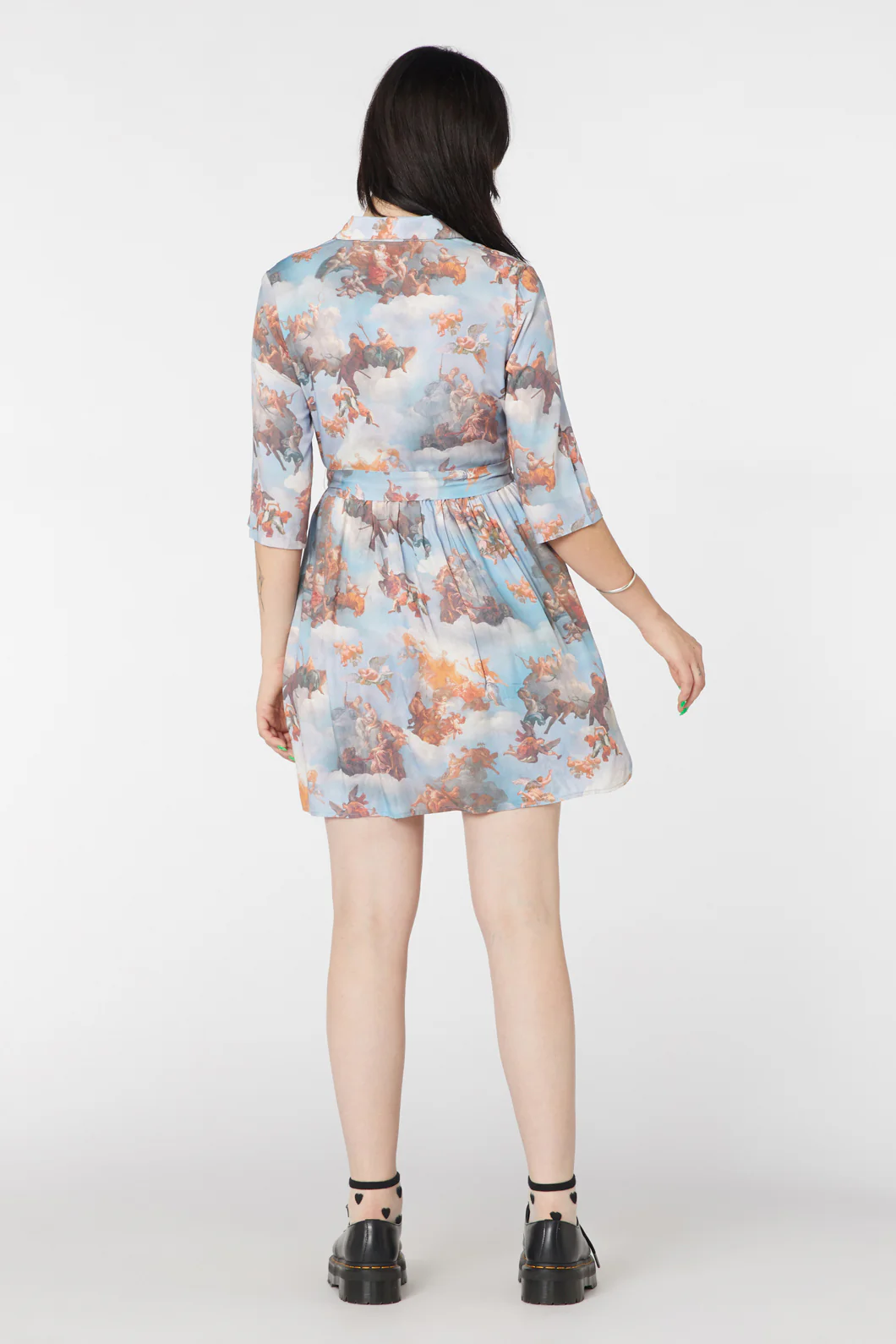 Art Mural Viscose Dress - Image 10
