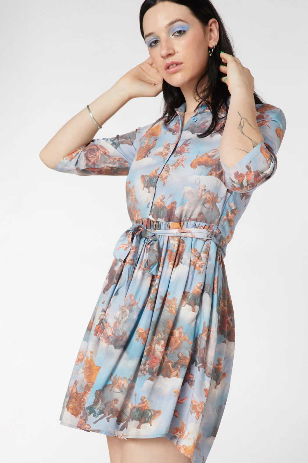 Art Mural Viscose Dress - Image 7
