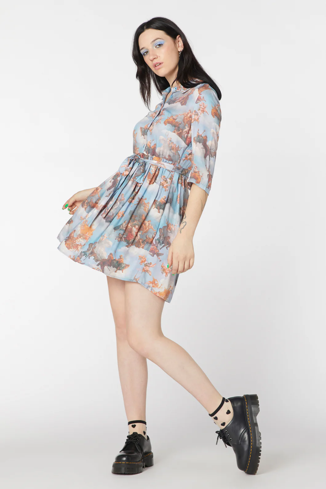 Art Mural Viscose Dress - Image 9