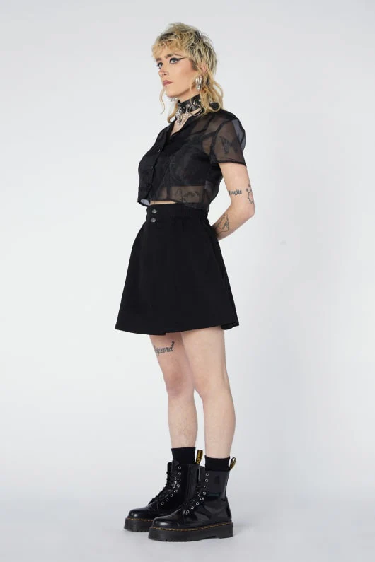 As If Drill Skater Skirt - Image 8