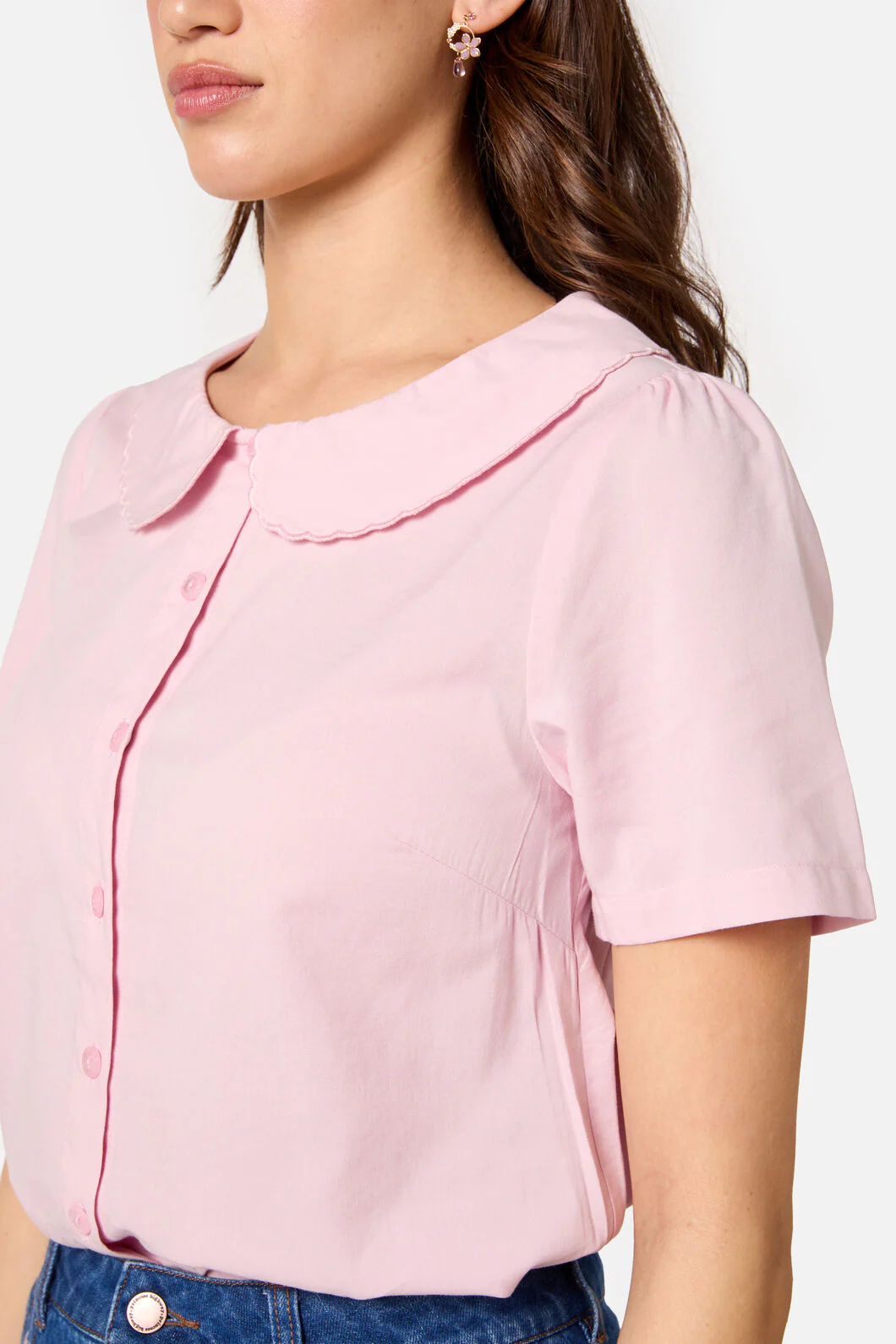 Aster Short Sleeve Blouse - Image 4