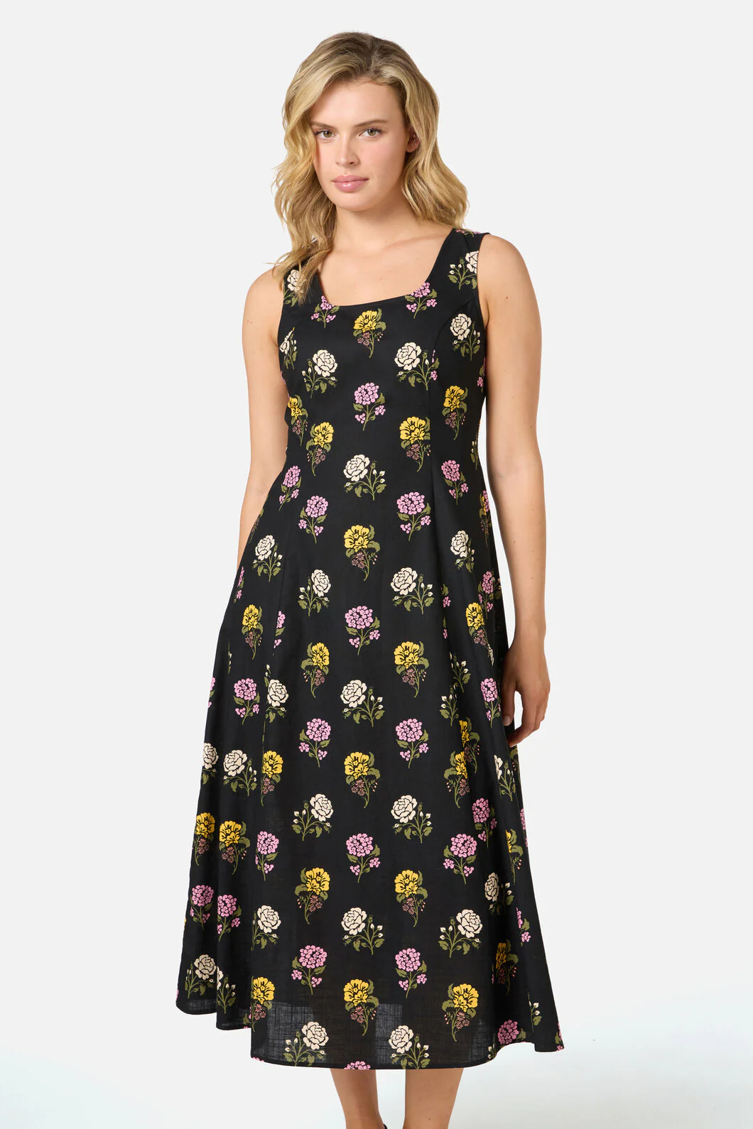 Astrid Rose Midi Dress - Image 2