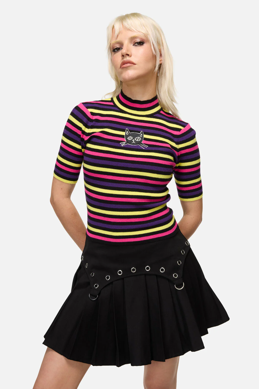 Atomic Cat Stripe Knit