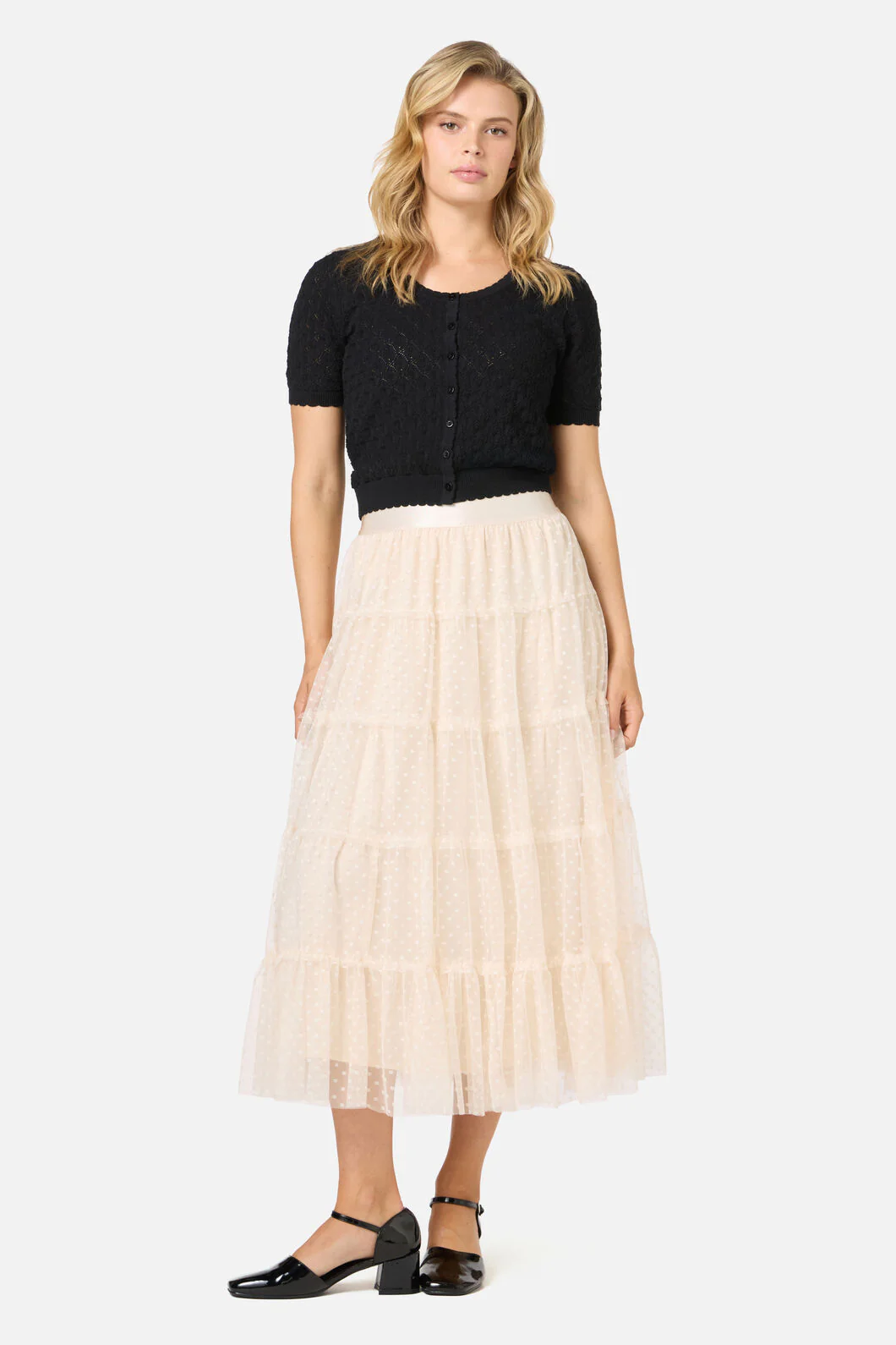 Avery Tulle Midi Skirt - Image 6