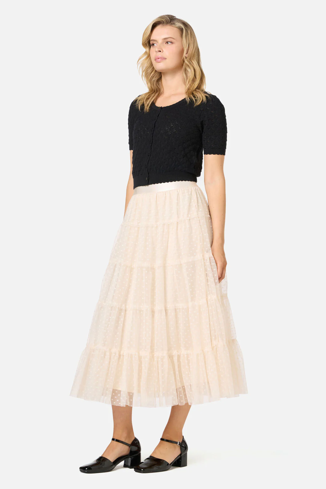 Avery Tulle Midi Skirt - Image 8