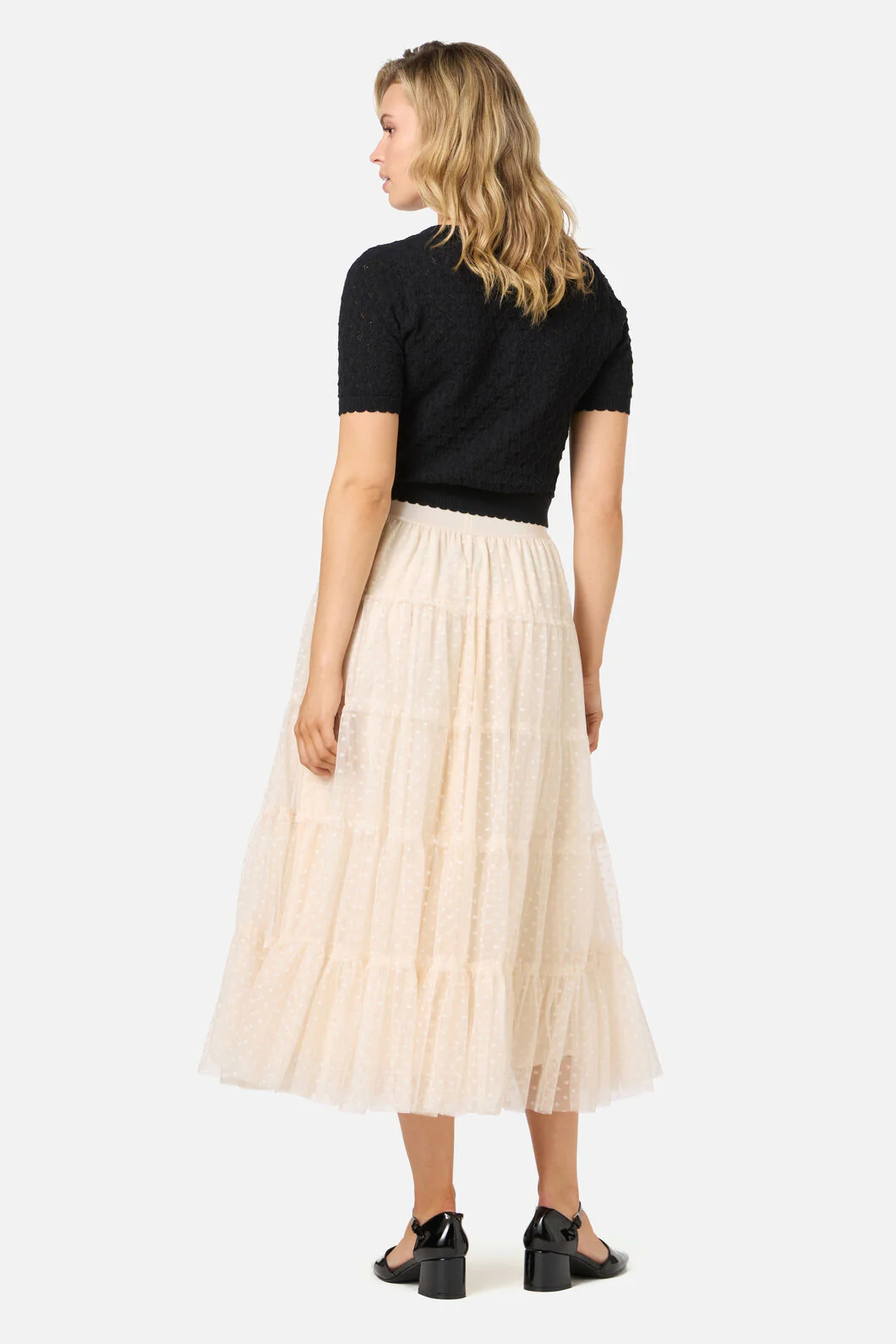 Avery Tulle Midi Skirt - Image 9
