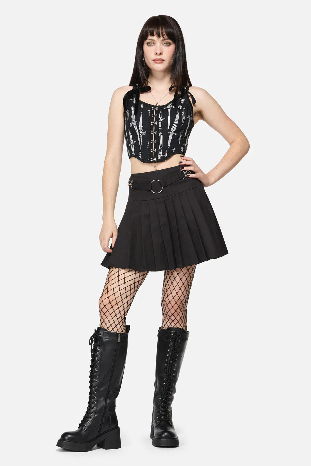Avril Goth Skort