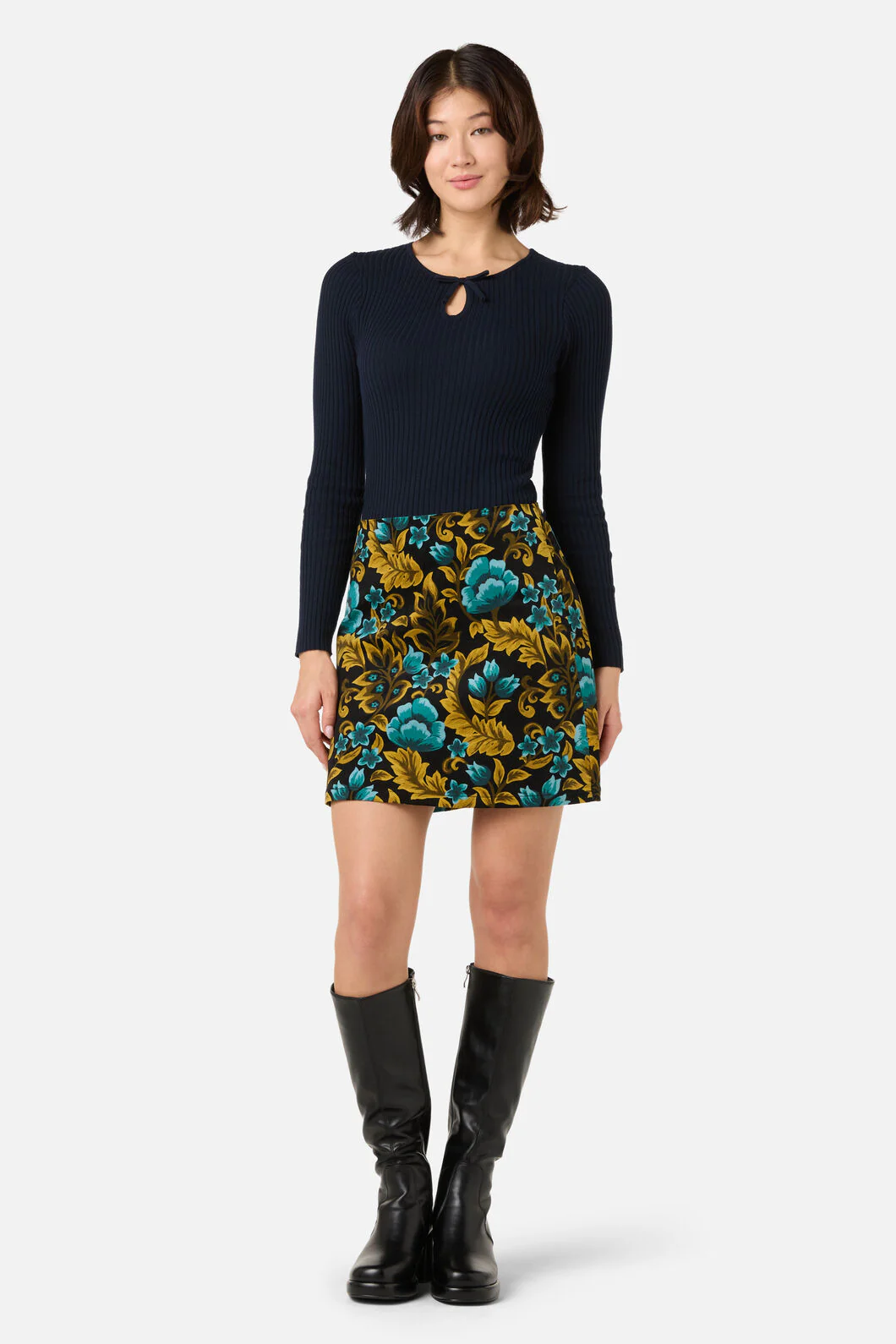 Azura Velvet Mini Skirt