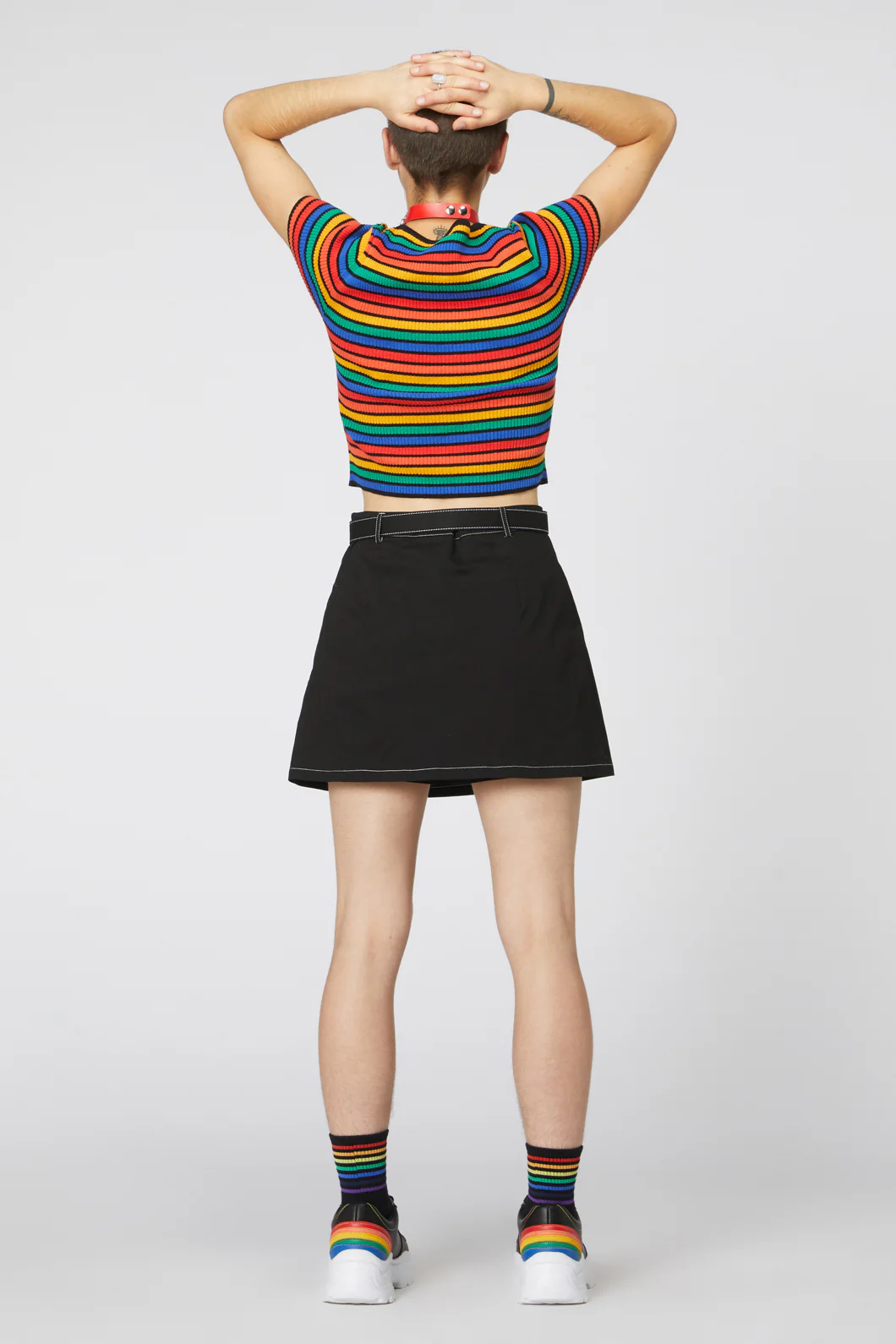 Bad Guy Belted Twill Skort - Image 4